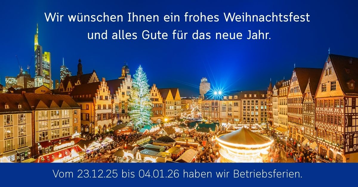 Weihnachtsgrüße von Schmidt Auma Lagersysteme